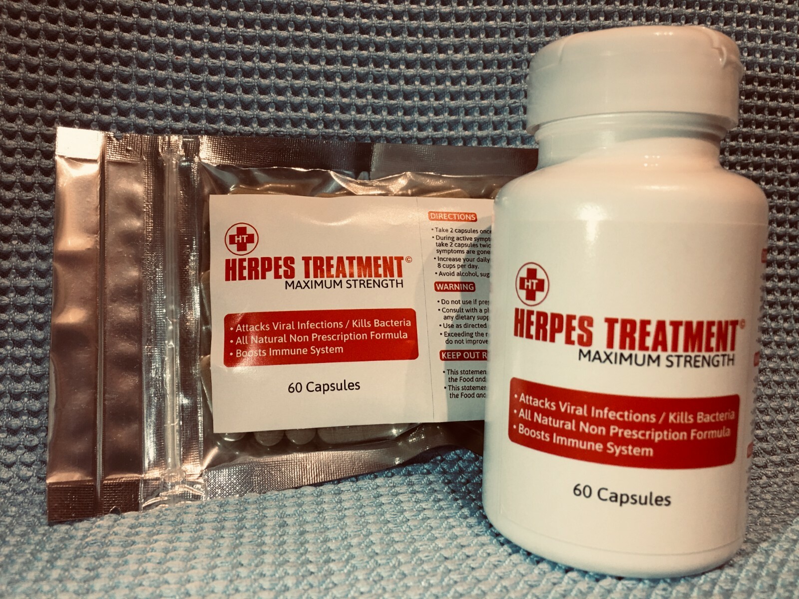 Tratamiento curar cura del HERPES-100% NATURAL-60 CÁPSULAS -Dr. Sebi