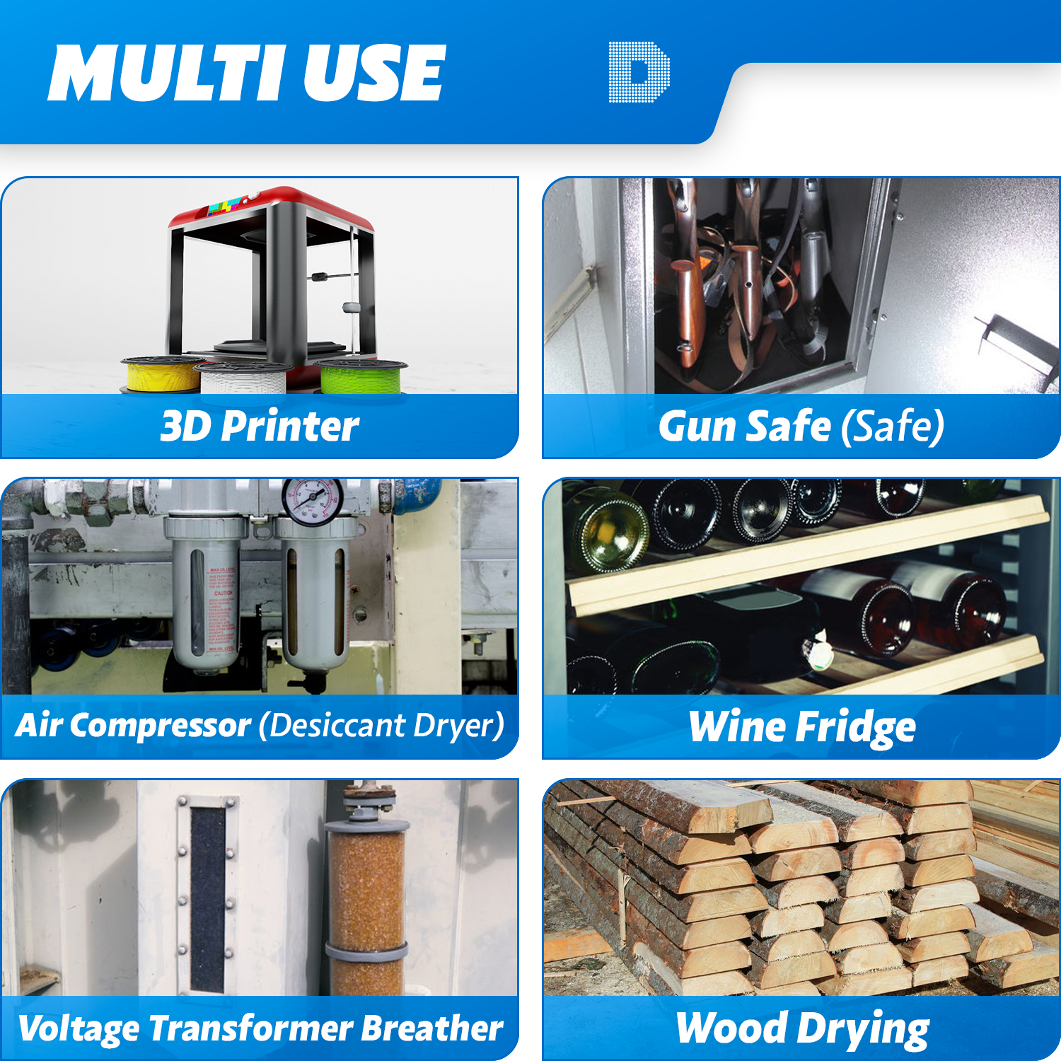 1 Quart(2 LBS) White Silica Gel Beads-Rechargeable