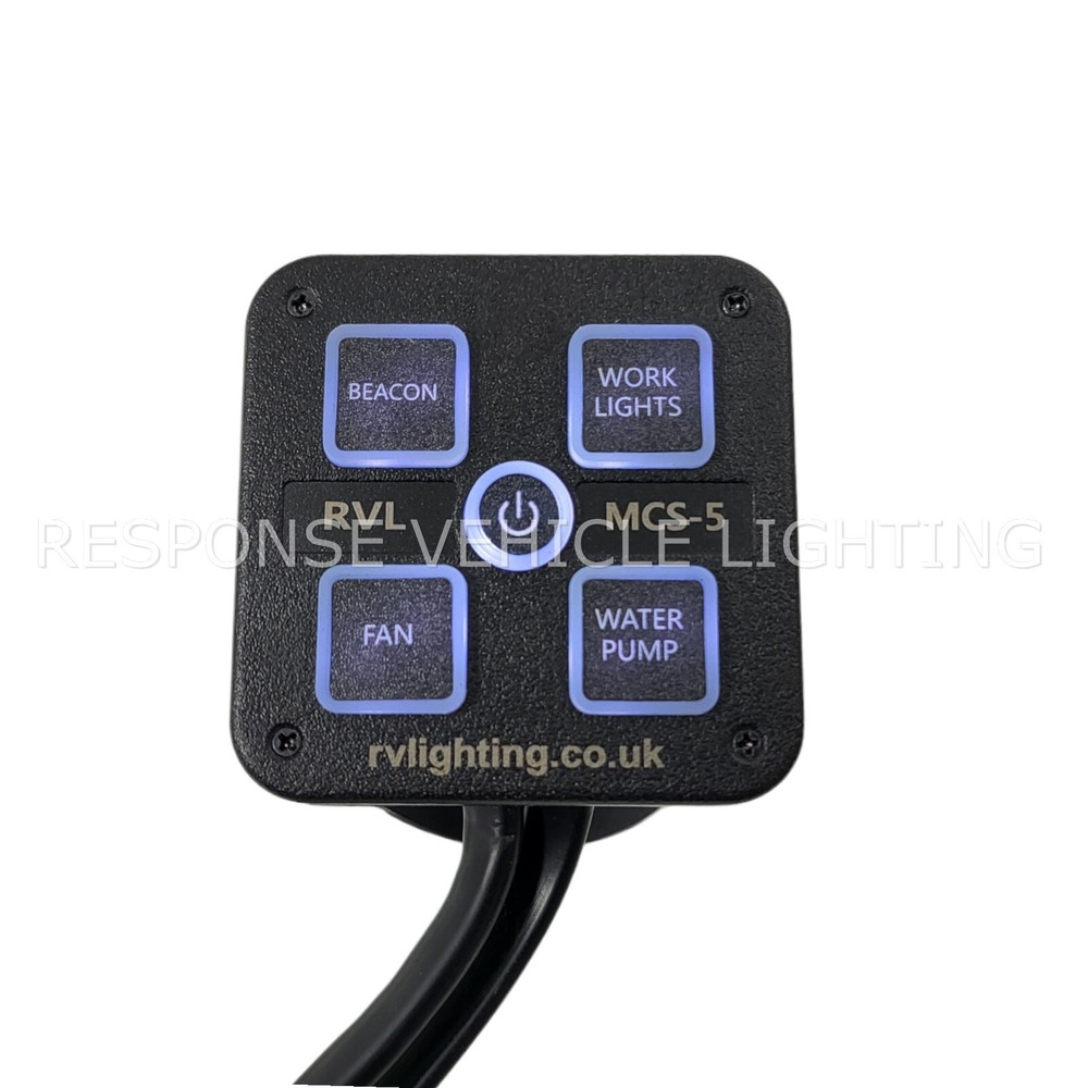 4 Switch Control Panel, Amber LED Light Bars Work Strobe Bracket Mount 12v 24v