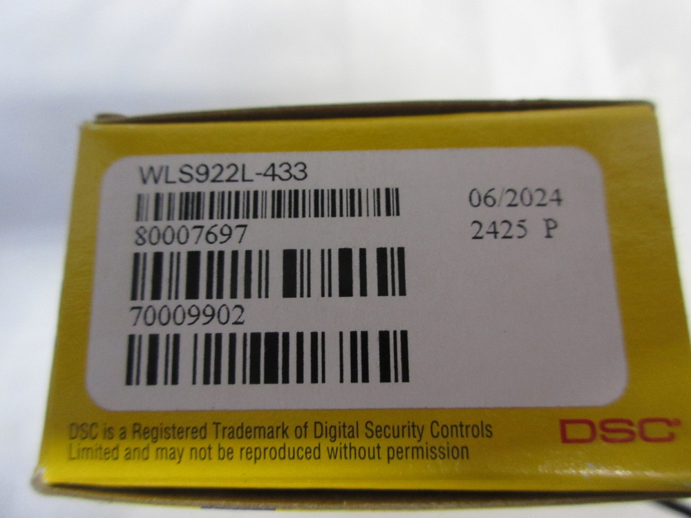 DSC 433 MHz Glassbreak Detector, Mint in Box