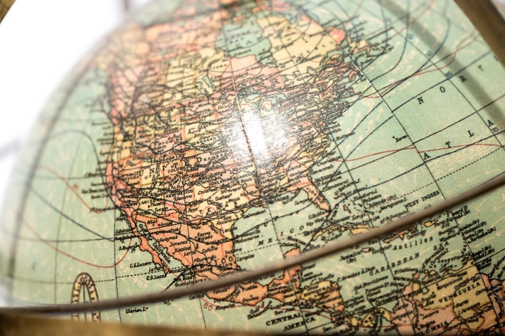 Authentic Models Globe in Sphere