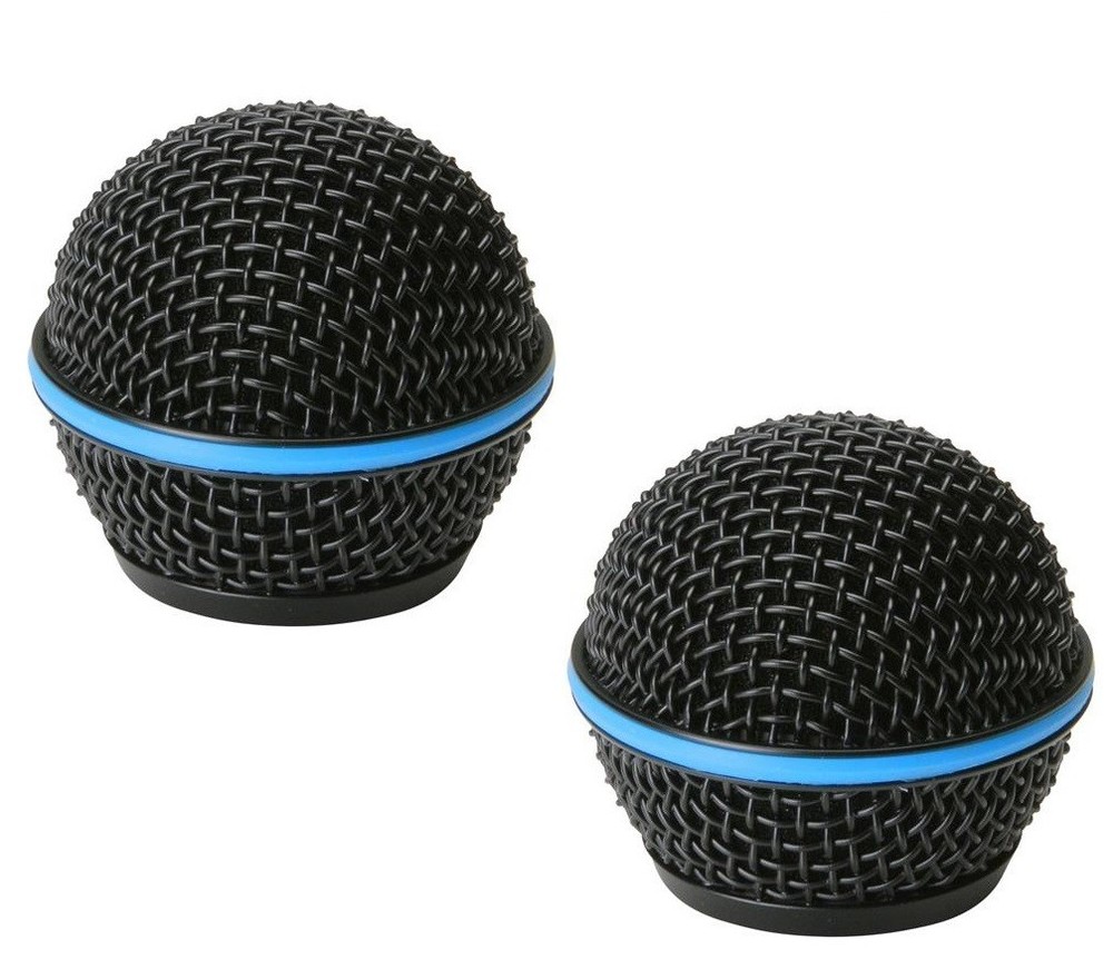 2 Black Replacement Grille for Shure qlxd Beta 58 Handheld Wireless Microphone