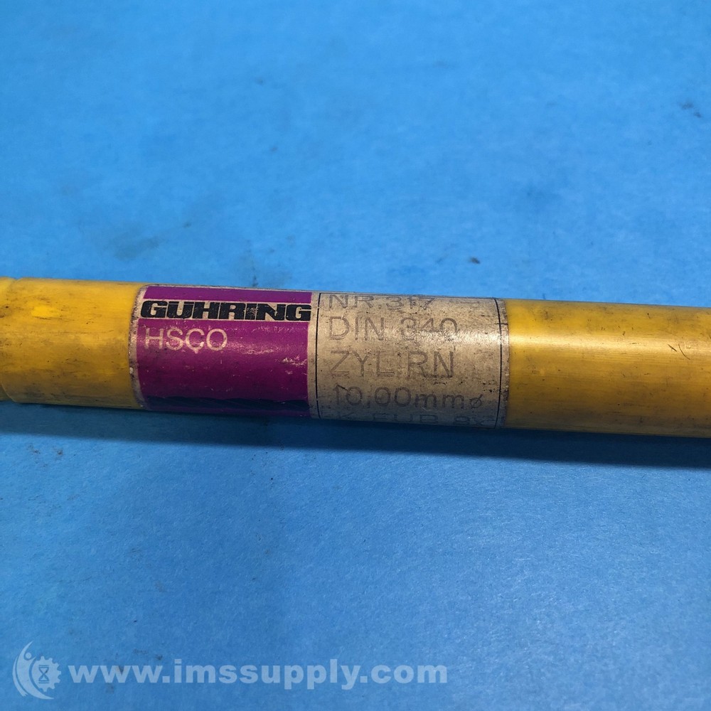 Guhring Inc NR317 Size 10mm Solid Carbide Drill FNOB