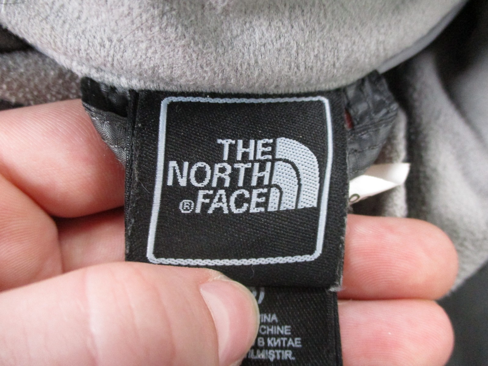 North Face Jacket Girls S 7 Gray Puffer Coat Outdoors Hiking Rain Goose Down 550