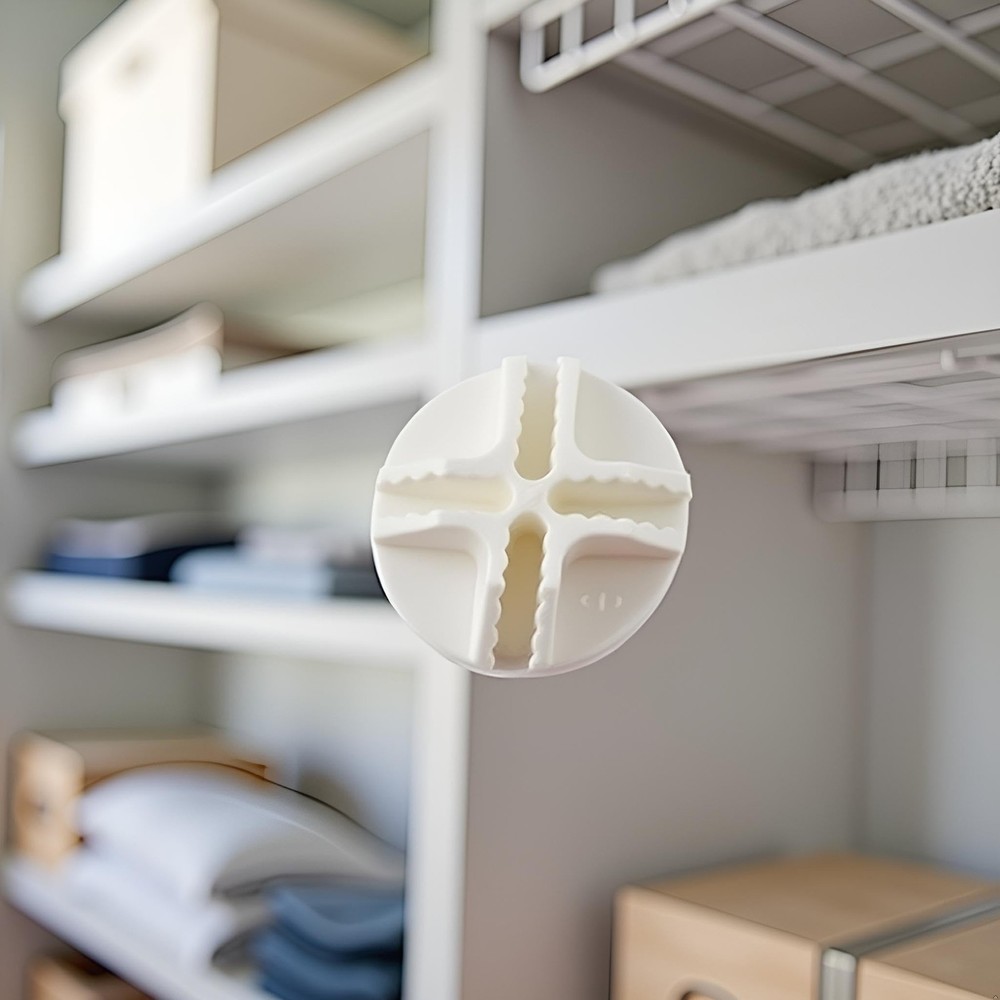 20Pcs White Wire Cube Connectors Wire Grid Cube Connectors for Modular Closet...