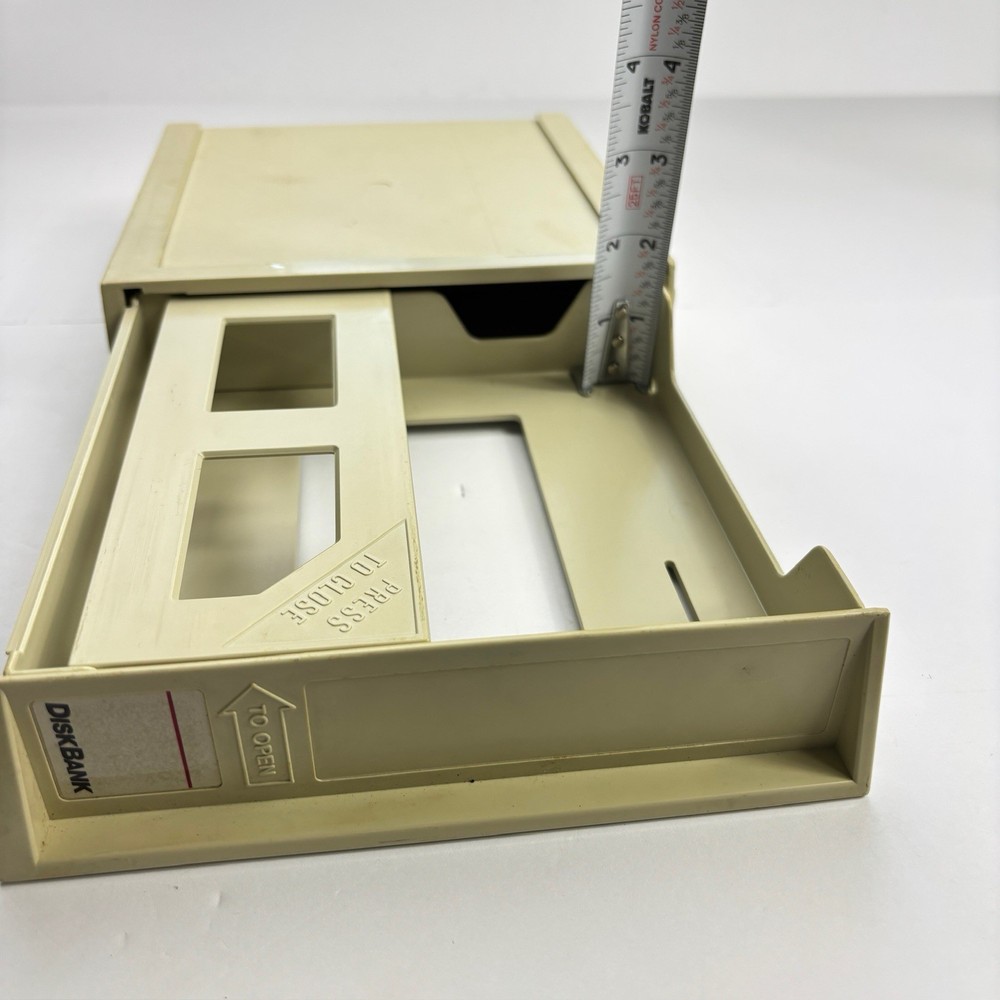 VTG DISKBANK 2 Floppy disk 5.25 Storage Detachable Customizable Case Stackable
