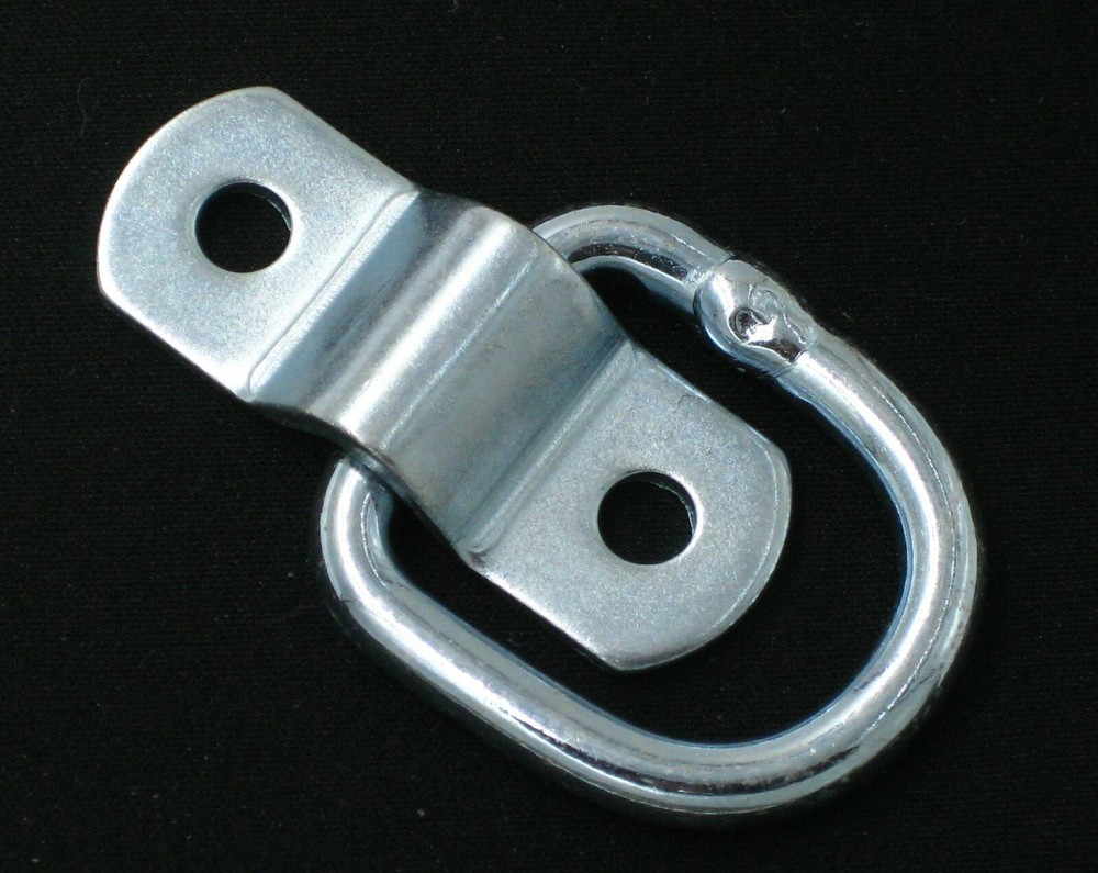 16 D Ring Tie Down Anchor Cargo Trailer Flatbed Trailer Tarp Strap Rope Ring 1/4