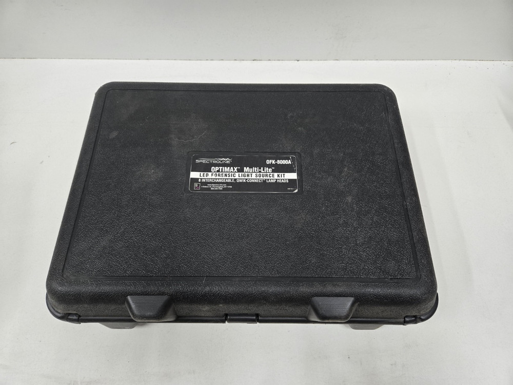 Spectroline OFK 8000A Optimax Multi-Lite LED Forensic Light Source Kit