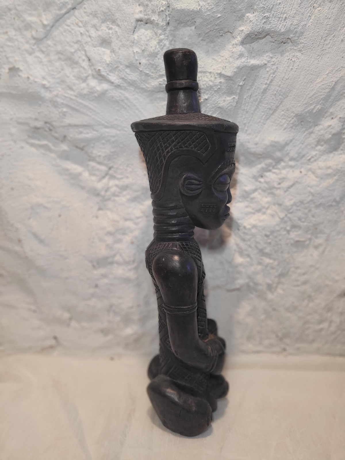 African Ndengese Yaka Tribal Male Figure Statue from the Congo