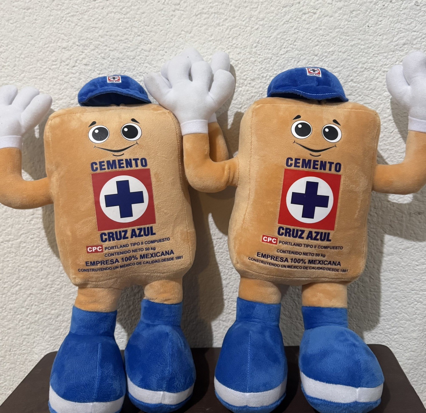 Costalito Cruz Azul Mexico La Maquina peluche Teddy cruzazulito 40 CM