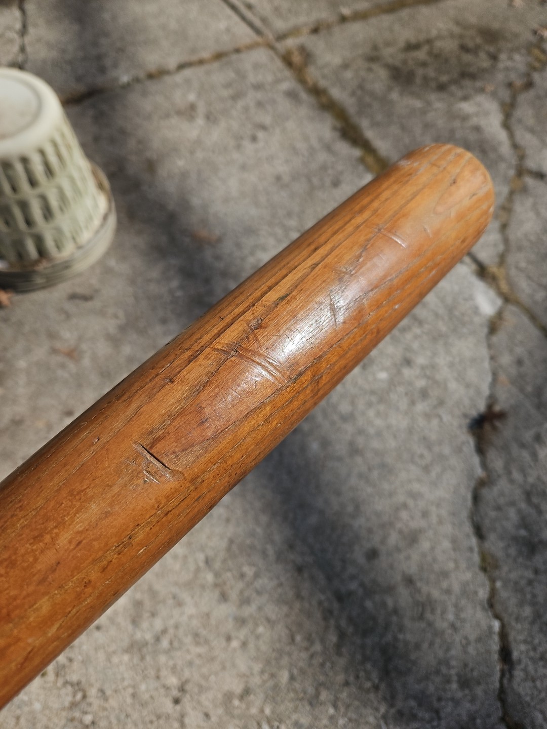 Vintage Game Used Cleveland INDIANS Star WOODIE HELD baseball Bat BALTIMORE '66