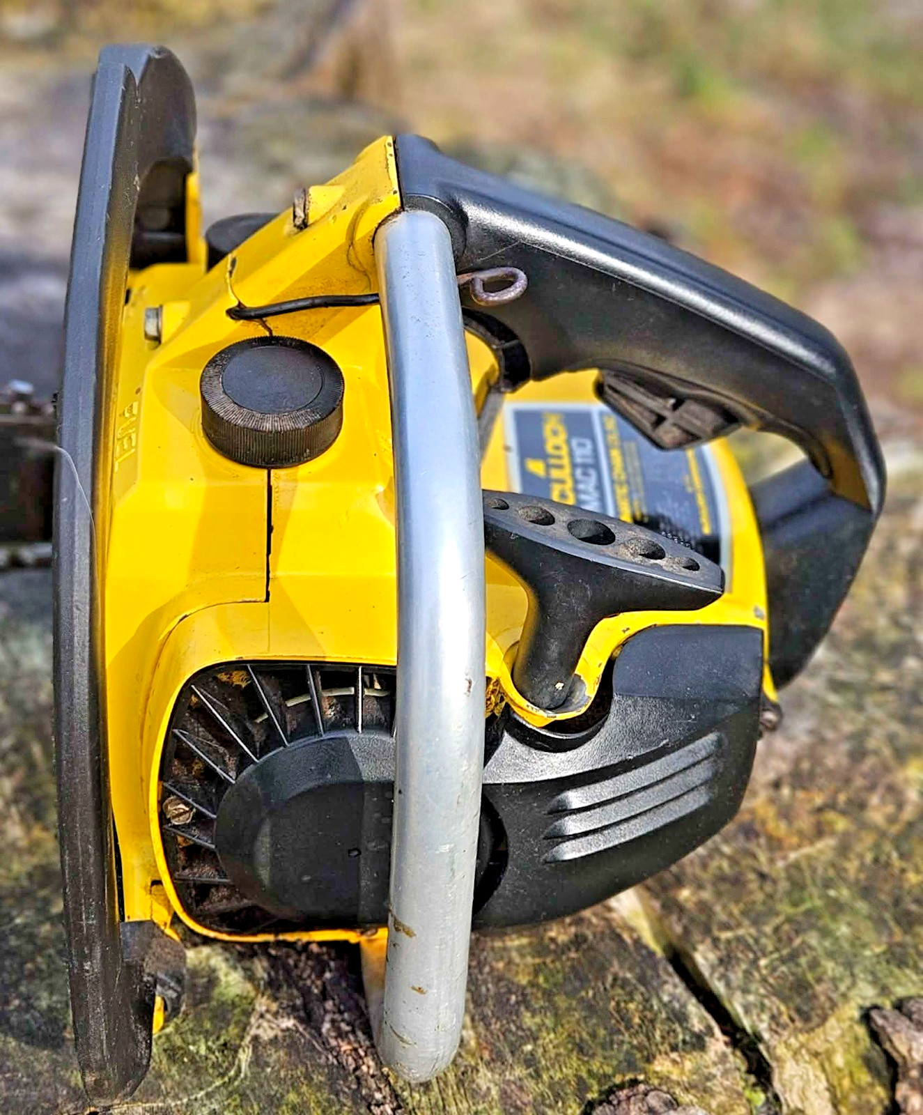 McCulloch Mac 110 Chainsaw Good Compression & Spark VTG Needs Carb rebuild