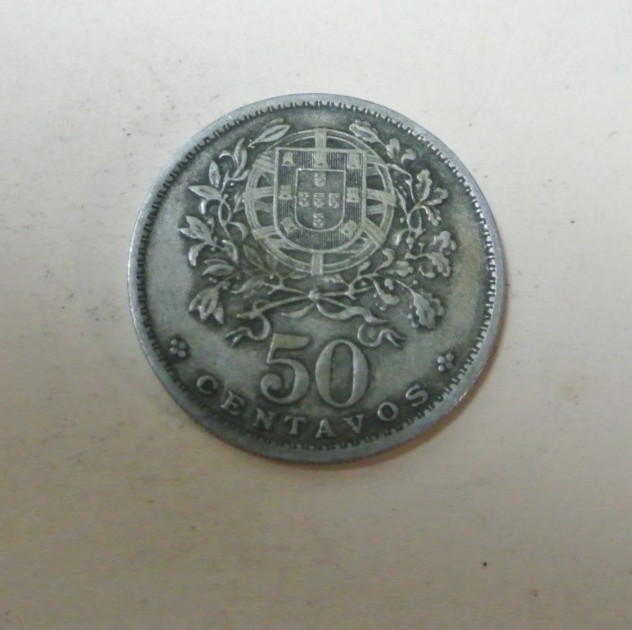 1958 PORTUGAL 50 CENTAVOS *Circulated