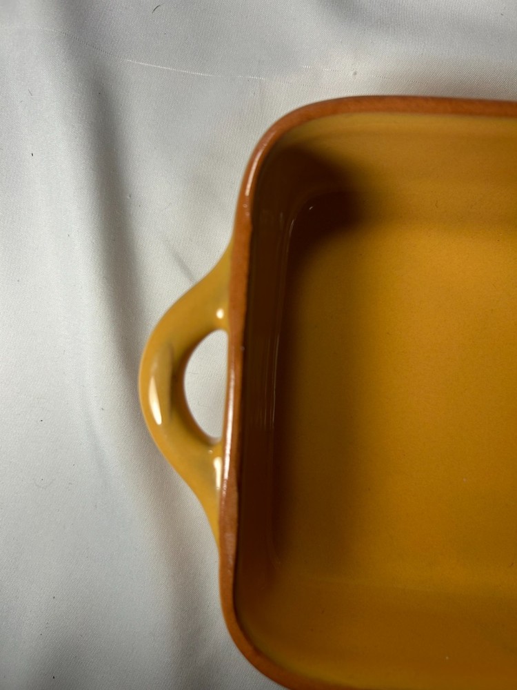 World Market Ceramic Rectangular Baking Dish Oven & Dishwasher Safe Yellow