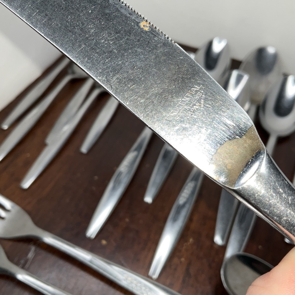 Prudential Stainless “Wheat Sprig” Flatware 30 PC Set