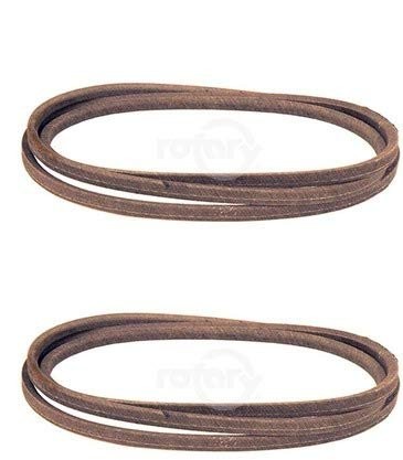 2 Pack Deck Belt 5/8" X 219-1/4"