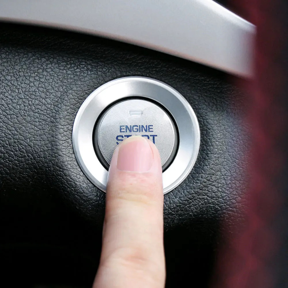 1pc Universal Car Transparent Waterproof Engine Ignition Start Stop Button Anti