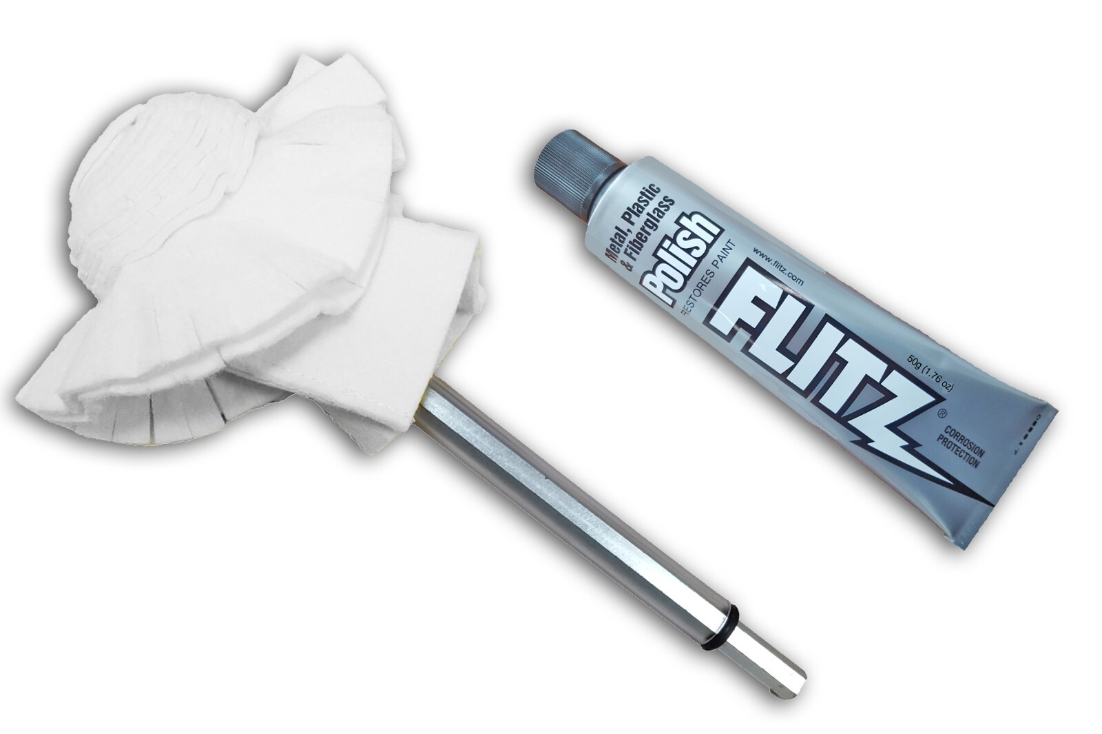 FLITZ 2" Super Mini Buff Ball Combo Pack SM10250P (SEE VIDEO)