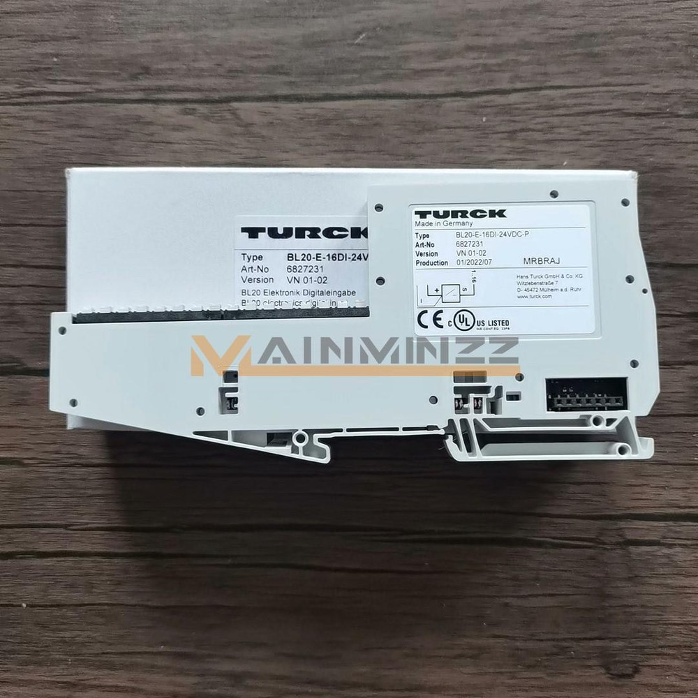 1PCS New Turck bus module BL20-E-16DI-24VDC-P