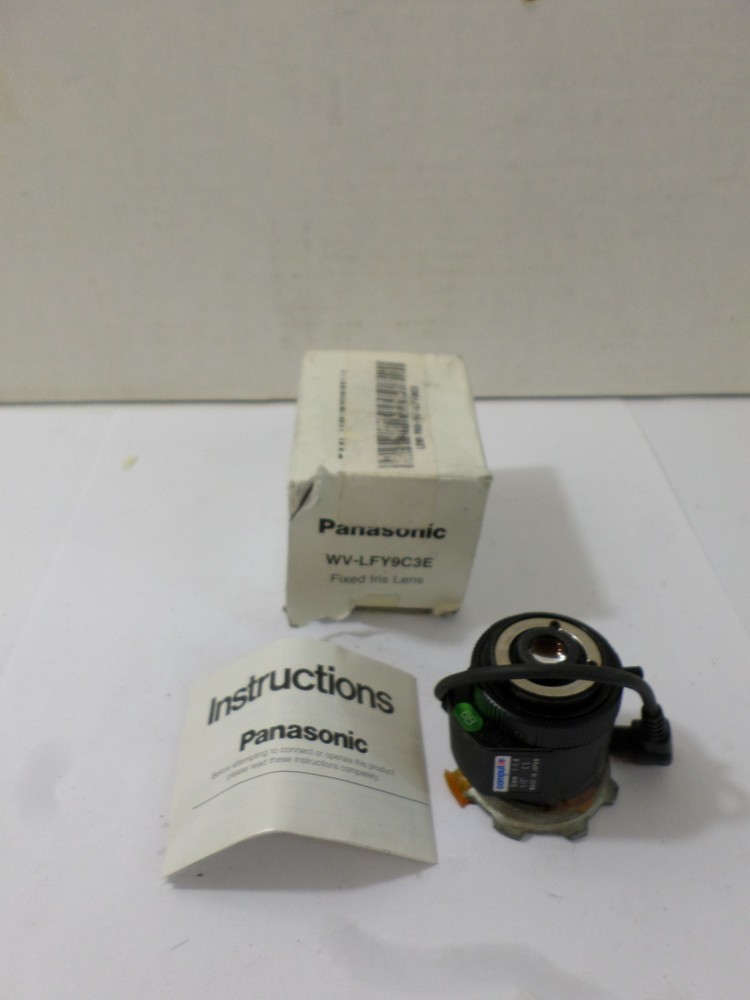 Panasonic Computar fixed iris lens WV-LFY9C3E 6MM 1/2"