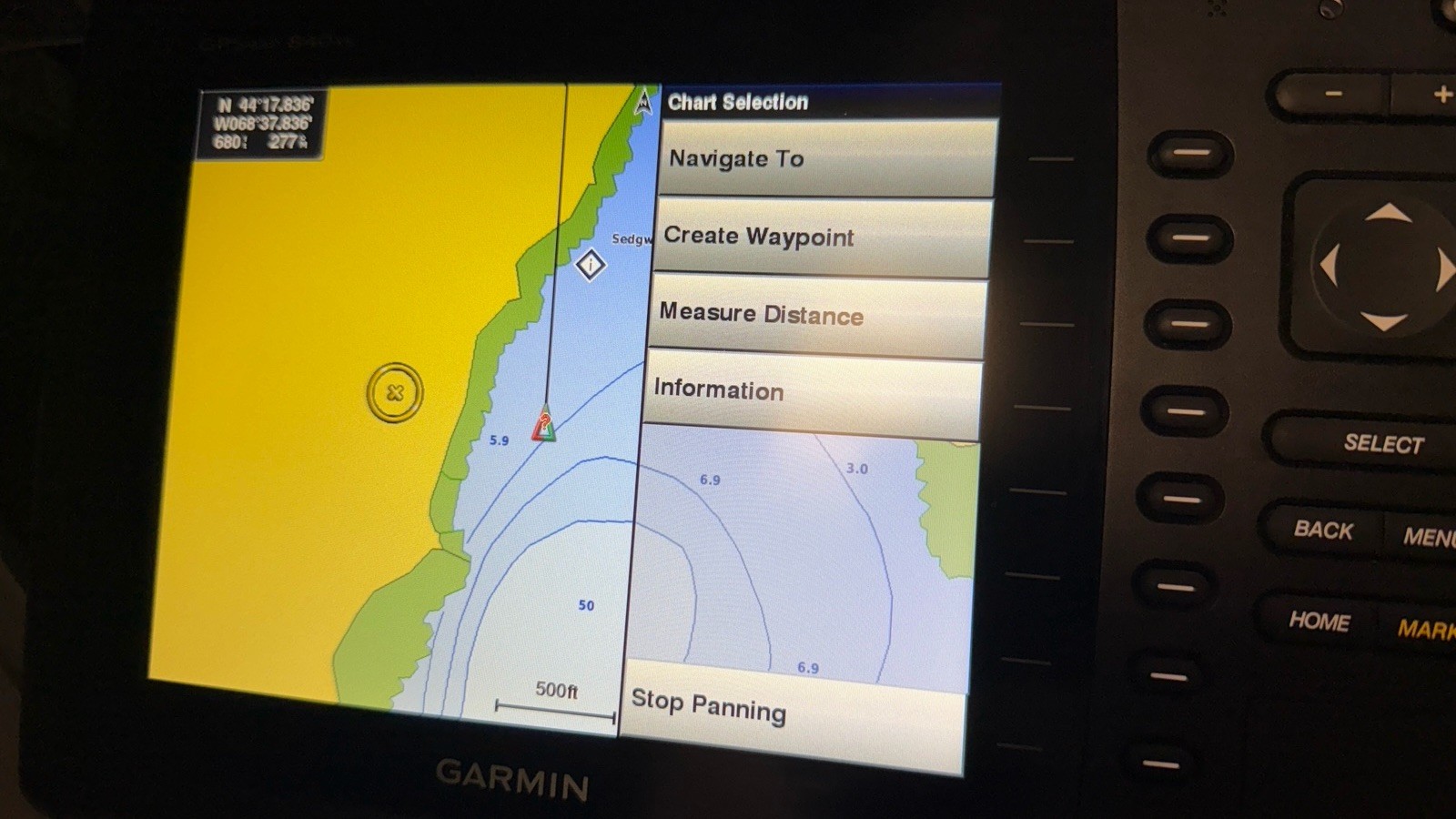 Garmin GPSMAP 840xs Chartplotter MFD Display w/ SunCover and cord