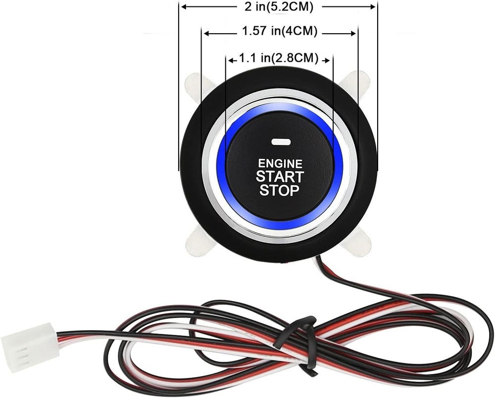 Passive Keyless Entry Car Alarm System PKE Engine Starter Push Button Vehicle...
