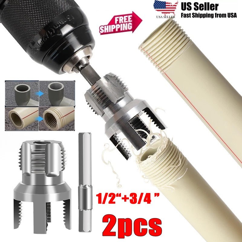 Integrated Internal & External Pipe Threading Tool,PVC Pipe Thread Cutting Tool
