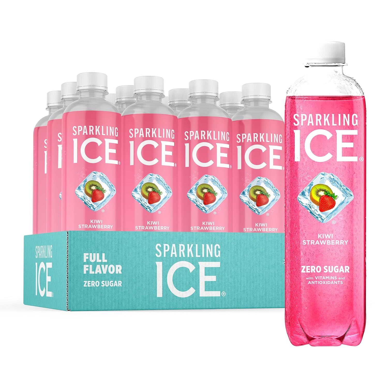 Sparkling Ice, Sparkling Water, Zero Sugar, 17 fl oz, 12 Pack, Select Flavor.