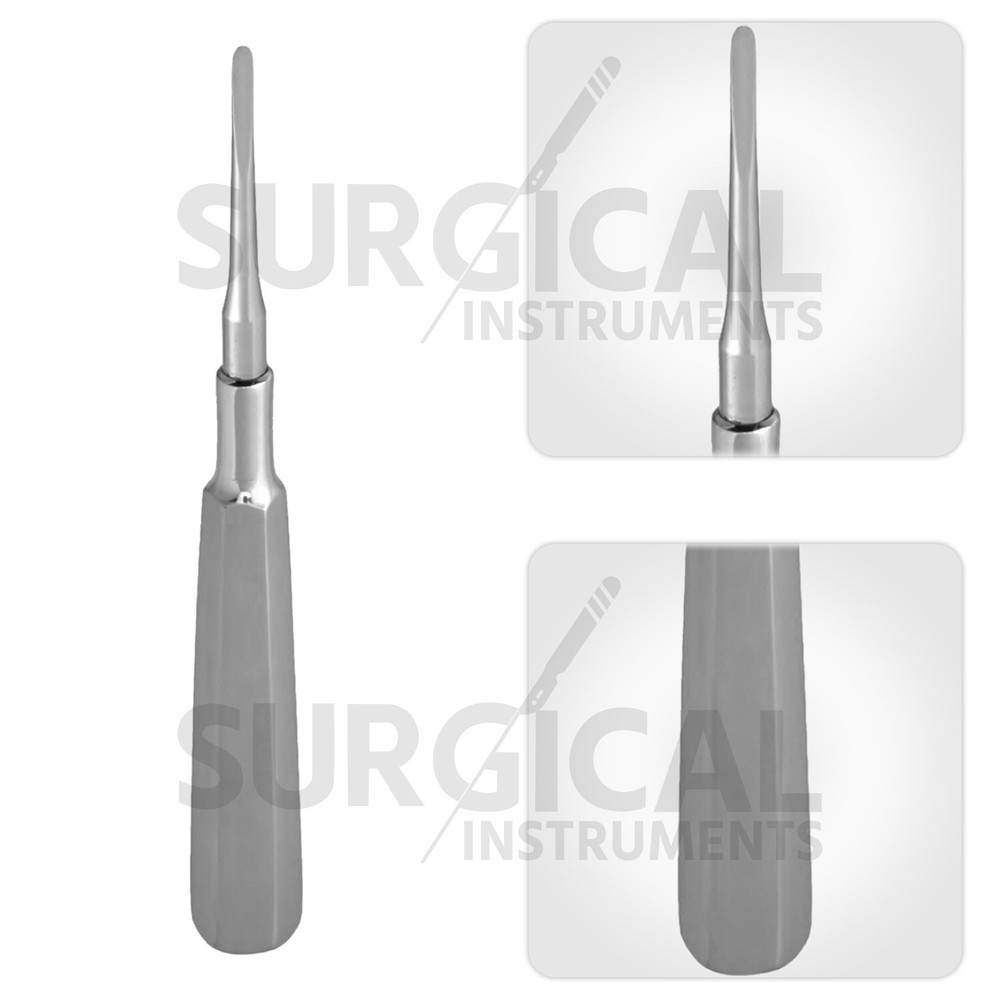 3 Pcs Warwick James Tooth Elevators Right, Left & Straight Extraction German Gr