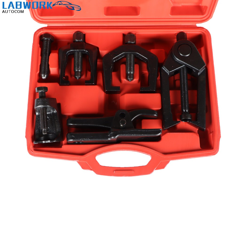 6x Front End Service Tool Kit Ball Joint Separator Pitman Arm Tie Rod Puller