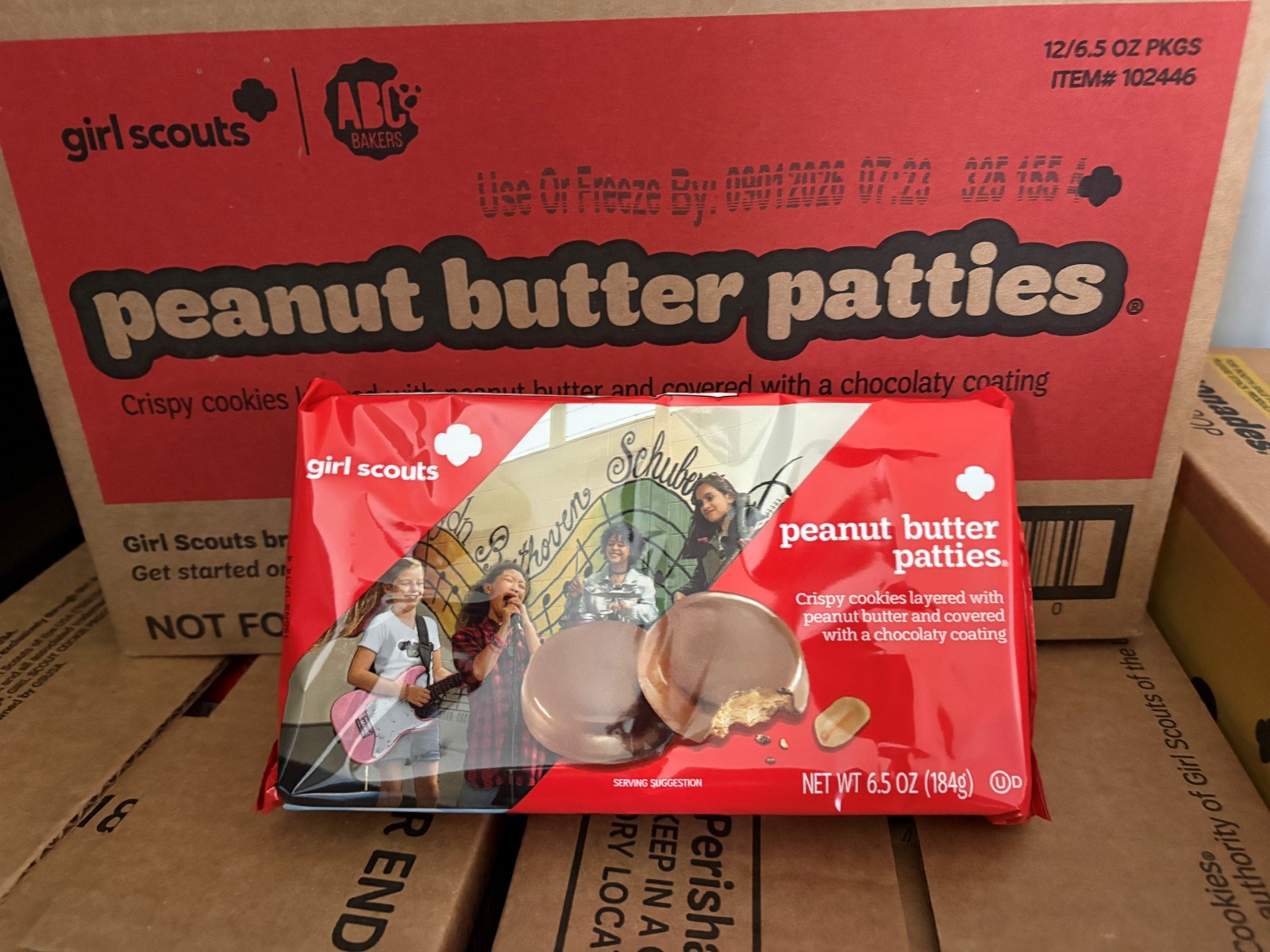2026 Girl Scout Cookie - 1 Case (Peanut Butter Patties)