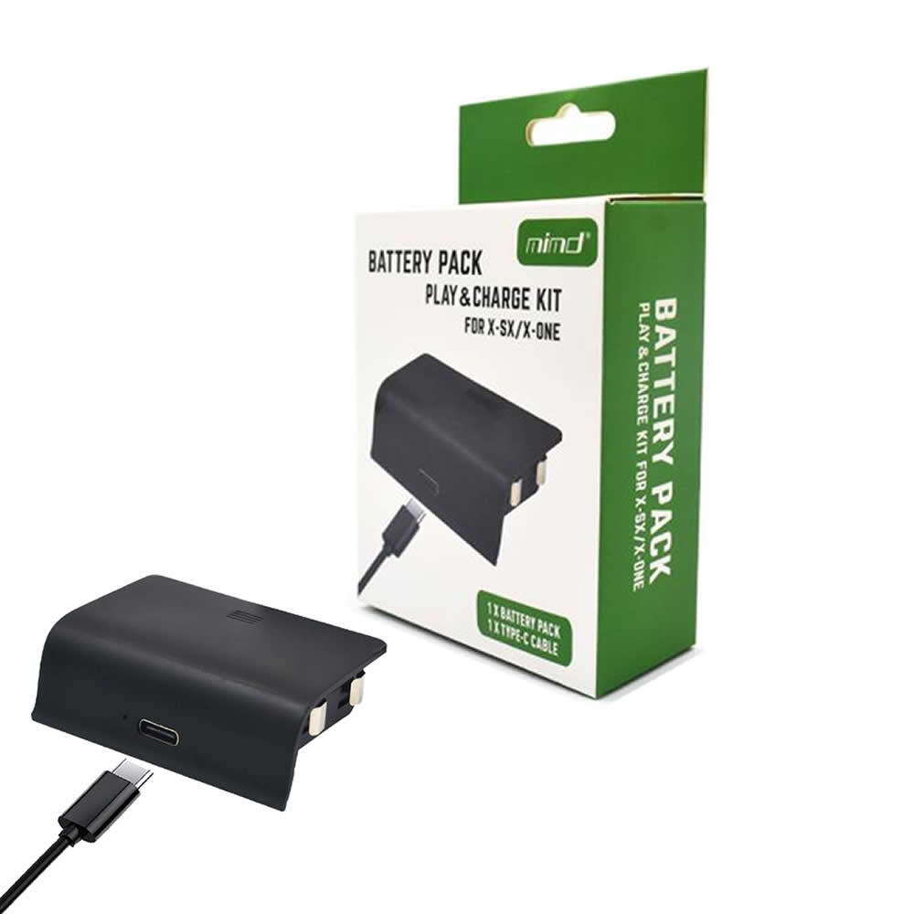 2x Rechargeable Battery For XBox Series X/S Controller & Charger Cable