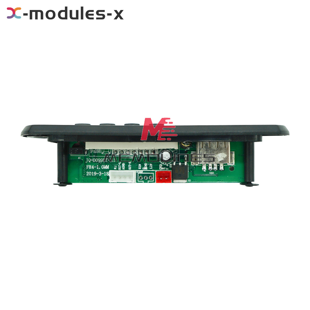 Wireless Bluetooth 12V MP3 WMA Decoder Board Audio Module USB Radio+Battery U-SA