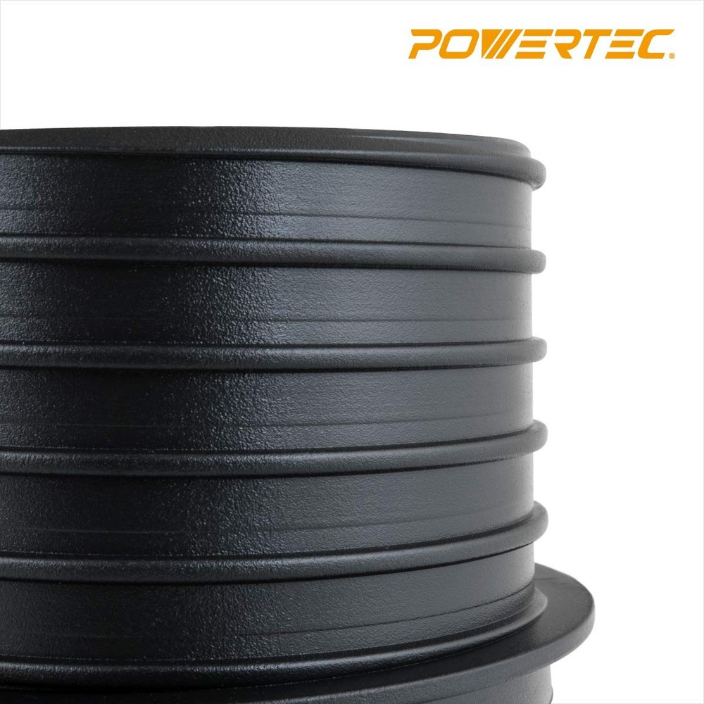 POWERTEC 70284 4" Quick Connect Coupler with Left-Hand Threaded End to 4" I.D...