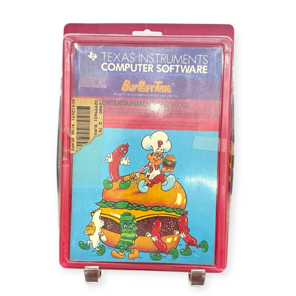 BURGERTIME  for Texas Instruments TI 99/4a Computer