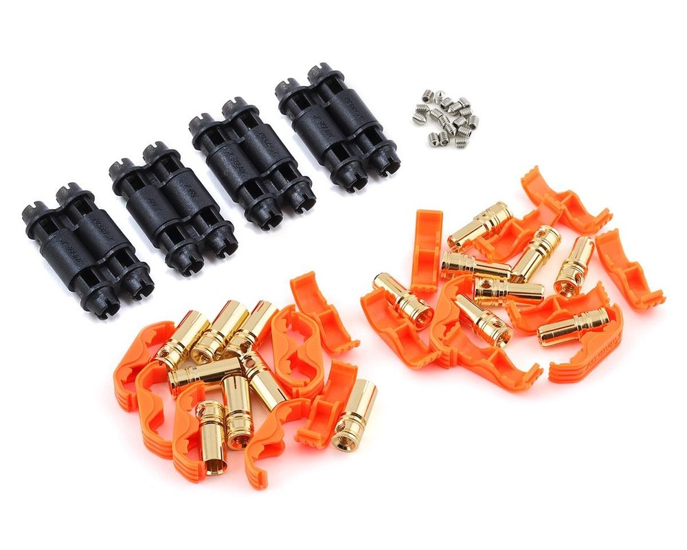 RCPROPLUS D6 "Solderless" Supra X Battery Connector Set (4 Sets)