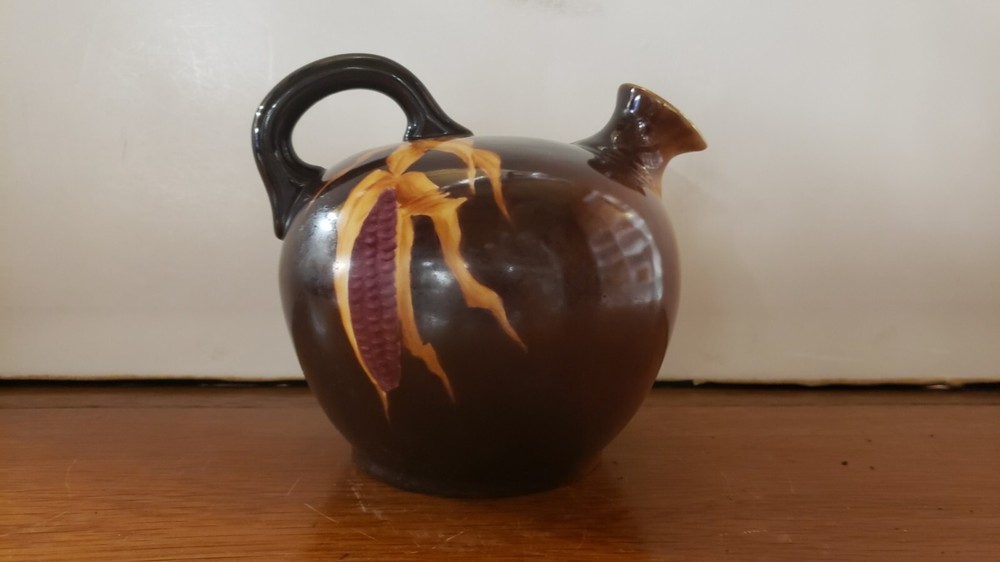 Vienna Austria Ceramic Pitcher/Corn Motif