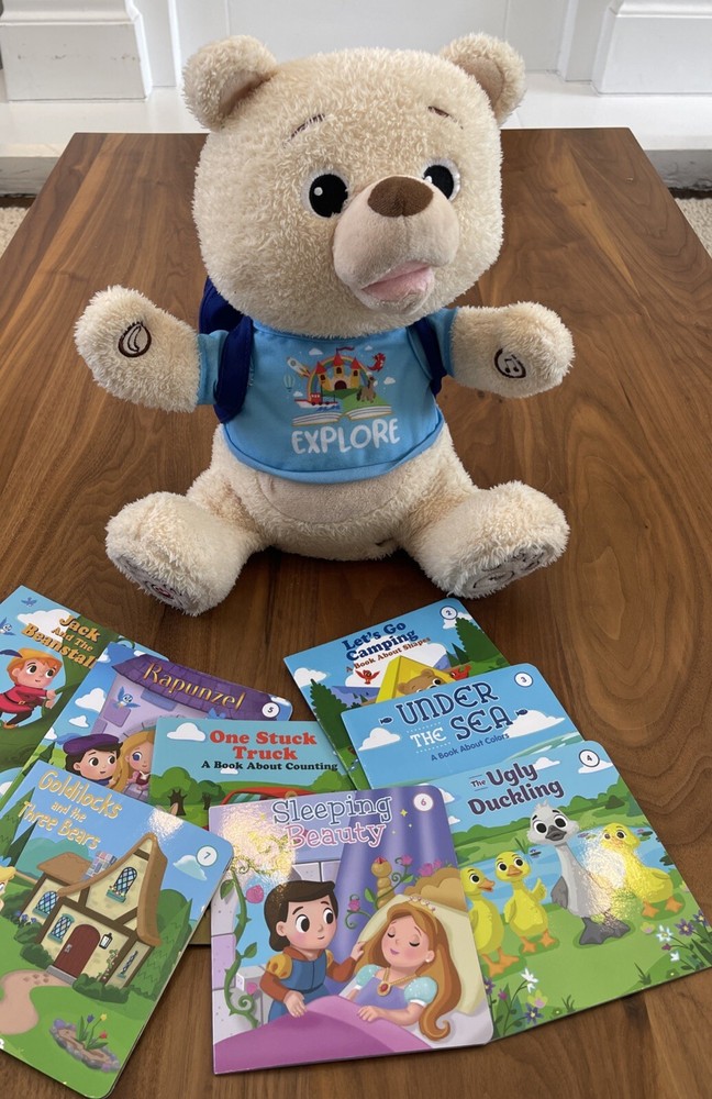 Spark Create Imagine Interactive Learning Plush Bear for Child Recites 8 Stories