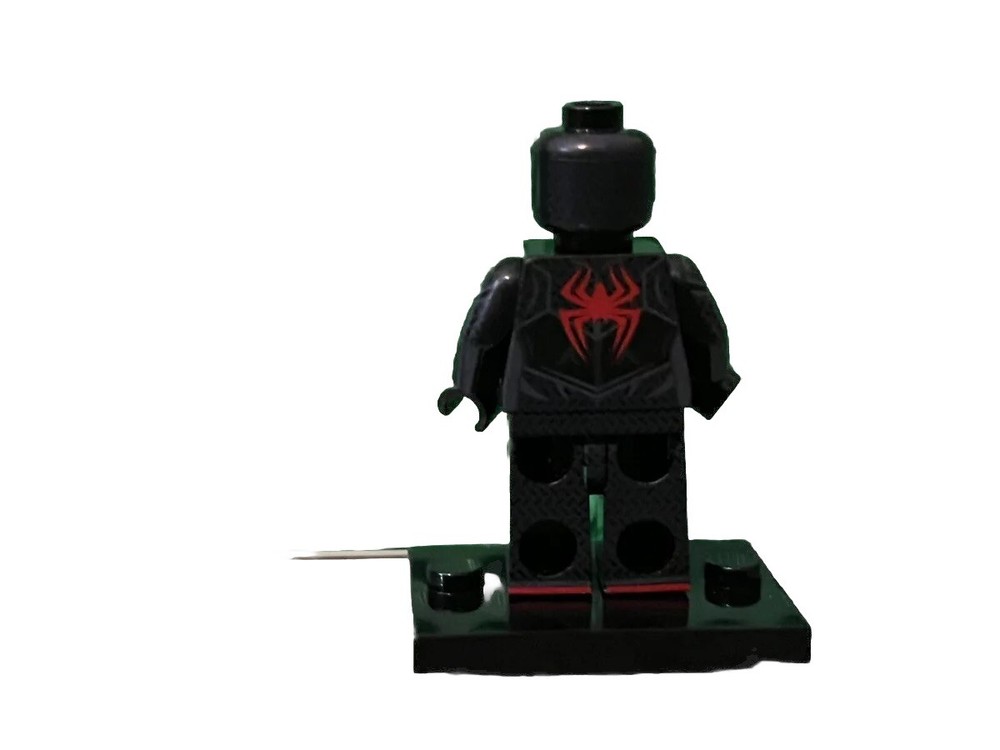 Custom Brick Miles Morales Minifigure