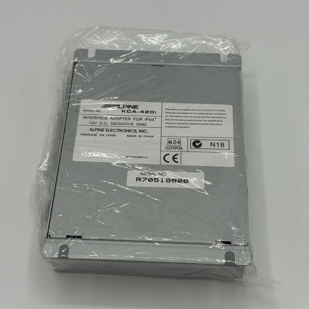 Alpine KCA-420i Interface Adapter For iPod NEW IN BOX