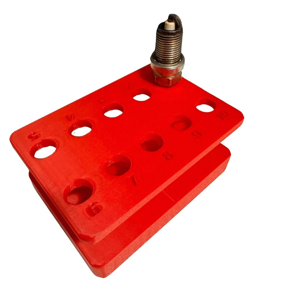 Spark Plug Holder – Bench Organizer