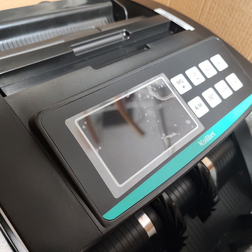 Kolibri Automatic bill counter. Open box tested. UV Counterfeit Detection.