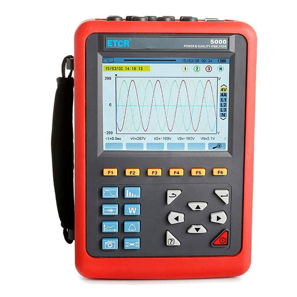 Three Phase Power Quality Analyzer Meter Tester Clamp Current Sensor