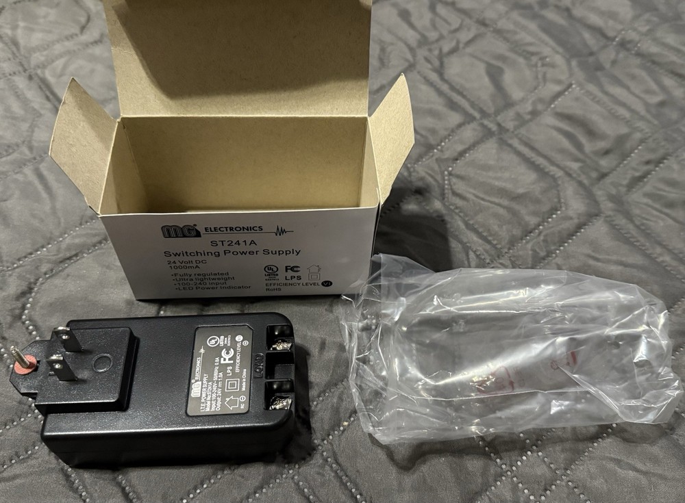 (5 PACK) MG Electronics ST241A Power Supply 24VDC 1A