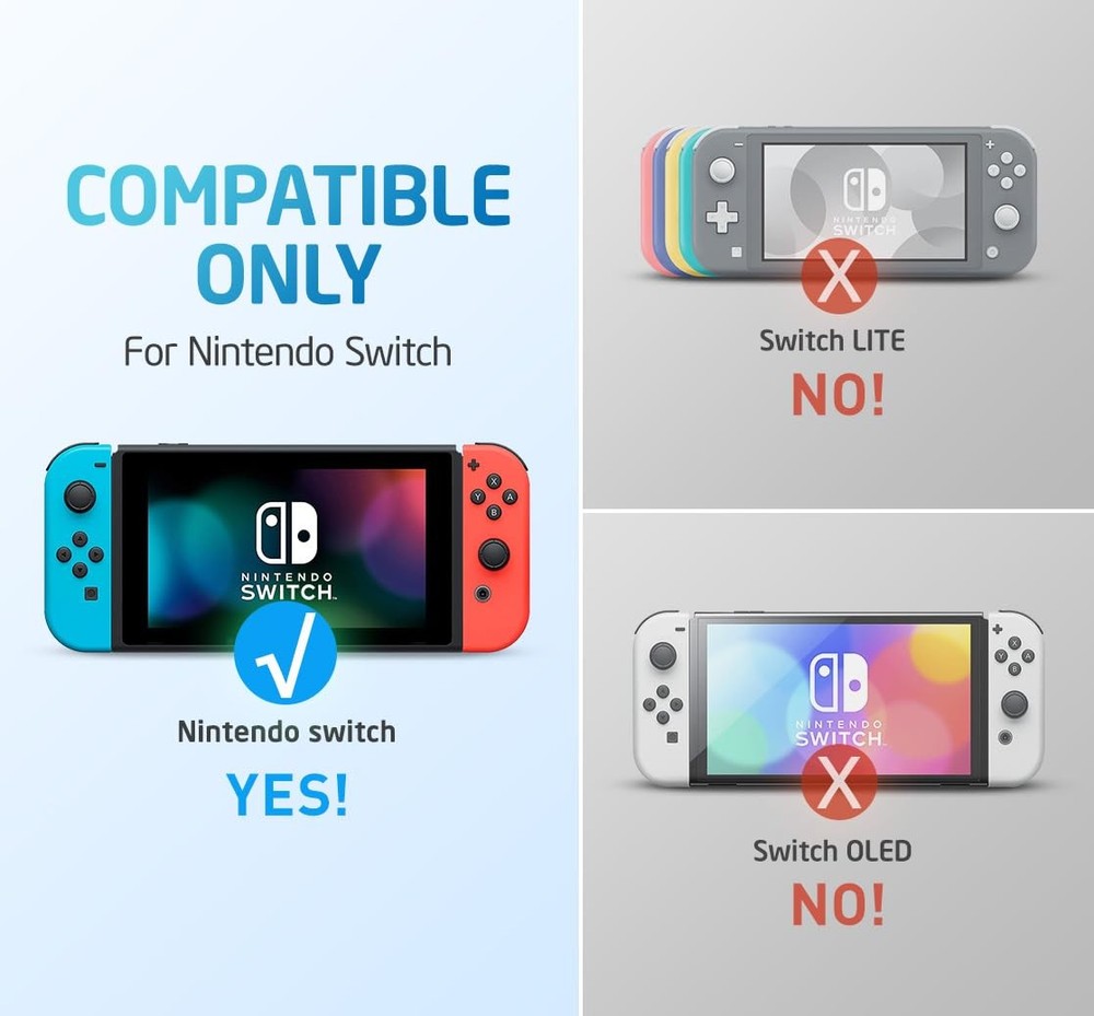 Dockable Case for Nintendo Switch (2017 Release), [Blade Series] TPU Grip Pro...