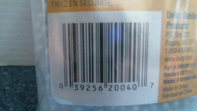Daisy BB's 4,000 Count (300120-000) FS