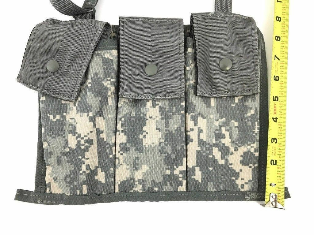 6 Magazine ACU Bandoleer Pouch, MOLLE Mag Pouches Military Army UCP Camo EXC