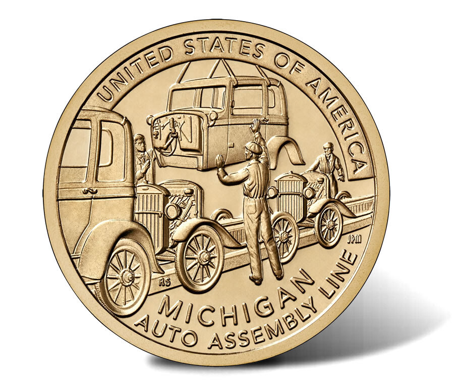 2025-P American Innovation $1 Coin - Michigan