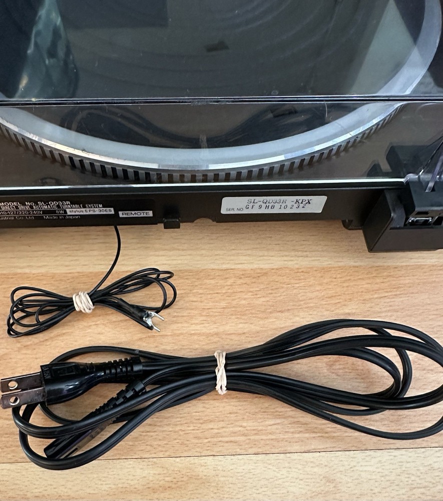 Technics SL-QD33 Fully Automatic Quartz Direct Drive Turntable Serviced Recapped