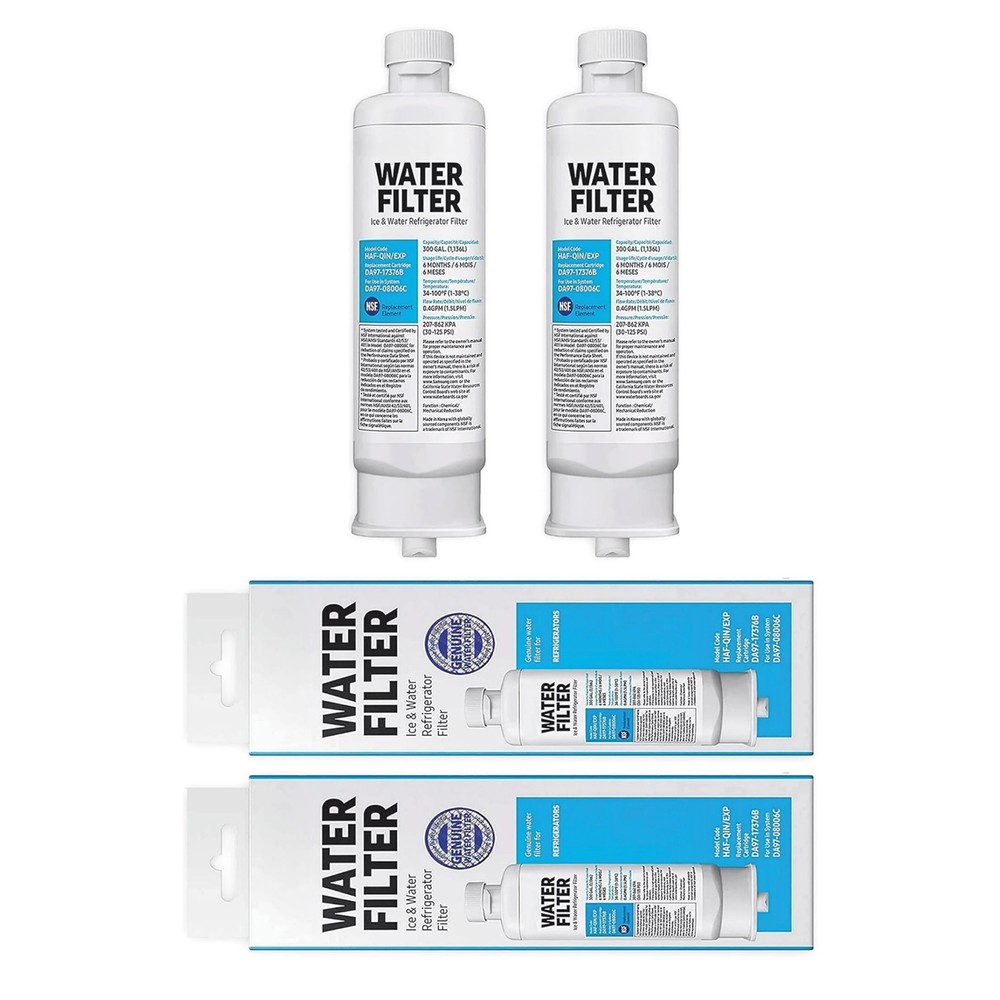 DA97-17376B Water Filter 2 Pack For Samsung Refrigerator Drinking Water System